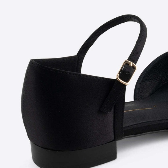 Elizabeth Black Satin Mary Jane